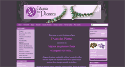 Desktop Screenshot of lauradespierres.fr